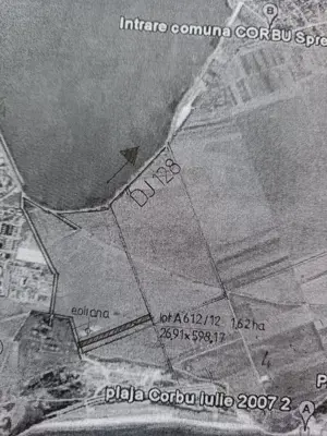 Vand teren extravilan, comuna Corbu, Constanta, aproape plaja, ideal investitie. - imagine 2