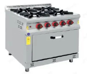 ARAGAZE pe GAZ cu 2,FOC,3, 4, 6, și 8 FOCURI Mari cu CUPTOR   Dotări