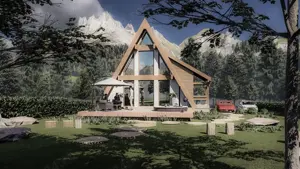 Casa de vacanta A-Frame, Glajerie, Rasnov - imagine 2 Casa de vacanta A-Frame, Glajerie, Rasnov - imagine 2