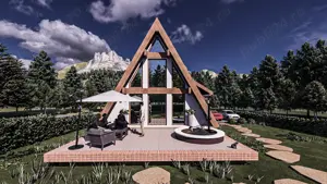 Casa de vacanta A-Frame, Glajerie, Rasnov - imagine 8 Casa de vacanta A-Frame, Glajerie, Rasnov - imagine 8