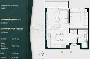 2 camere cu tavan inalt si vedere catre lac - Fabrica de Glucoza - imagine 16