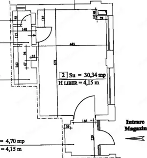 Bd Basarabia Stadionul National spatiu 41 mp vitrina 7 m zona de blocuri