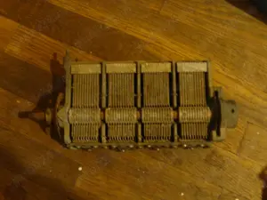 condesator variabil tuner vintage radio amatorism