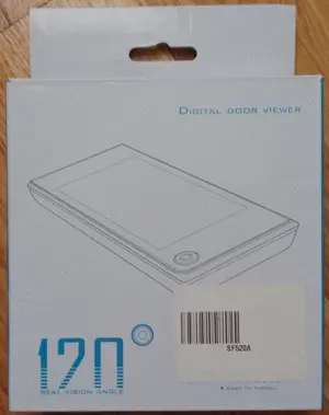 Vizor Digital Usa pentru Batrani Vizor Electronic Lemaro cu Ecran LCD 3.5" Unghi Larg de vedere 120  - imagine 3