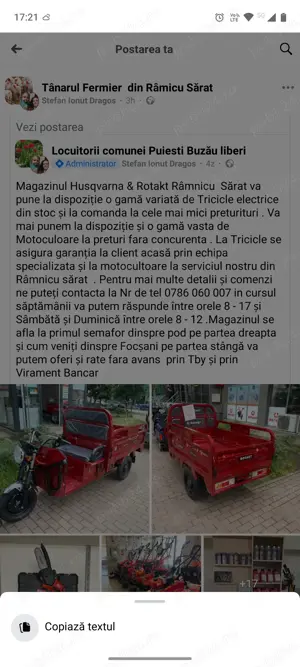 Va oferim spre vânzare 