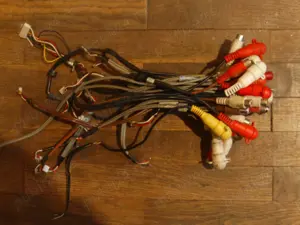 set mufe audio RCA casetofon cd player auto