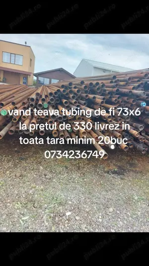 Vand țeavă tubing de fi 73 sau 89 la 9 lungime   - imagine 2