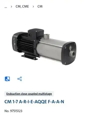 Pompa apa centrifuga orizontala Grundfos