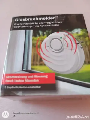 Alarmă antispargere geam.