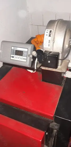 Cazan pe lemne profesional gaseficat nou programabil.  - imagine 3