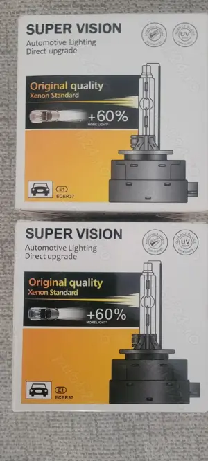 becuri bi-xenon D1S/D2S/D3S 6000k(lumina rece)12V,35W, 