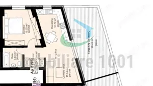 Apartament 2 camere, terasa 29 mp, imobil modern, Bulevardul Unirii, comision 0 - imagine 3