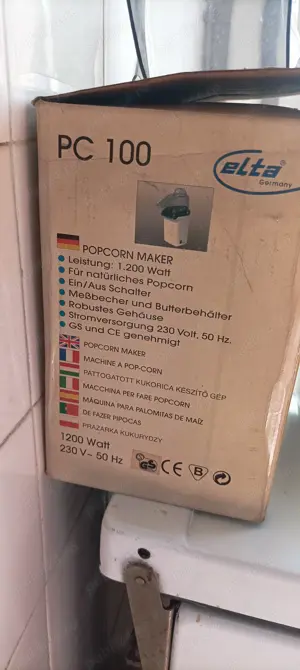 Aparat pentru făcut popcorn - imagine 2