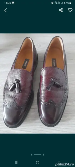 papuci din piele barbatesti - imagine 5