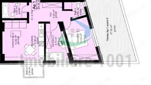 Apartament 3 camere, terase 31 mp, imobil modern, Bulevardul Unirii, comision 0 - imagine 3