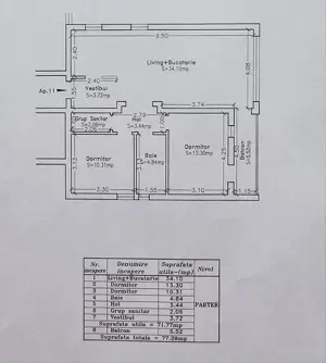 Apartament cu 3 camere 2 bai Giroc - imagine 3