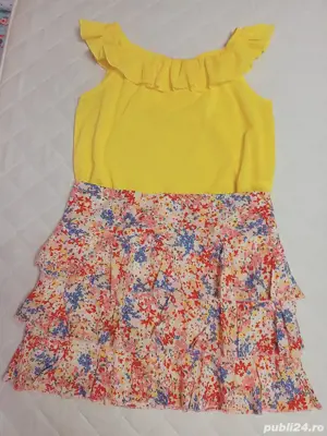 Tricou Frozen Elsa GAP fustă - imagine 4