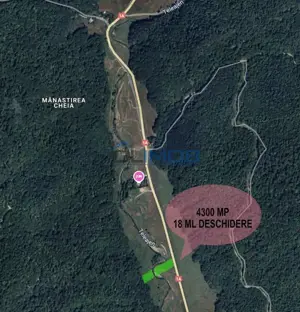 Teren extravilan de vânzare în Cheia – 4.300 mp, amplasare unică, 