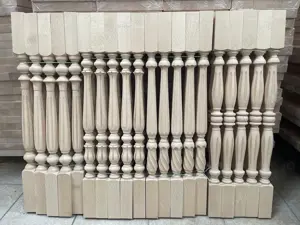 Balustri din lemn fag