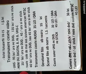 Transpunem casete video si audio !
