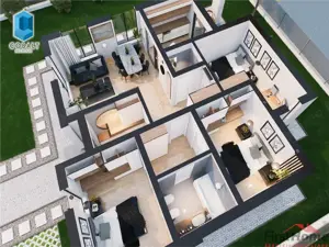 Casa individuala de vanzare - Cobalt Residence - Pret 120.000 Euro fara TVA - imagine 14