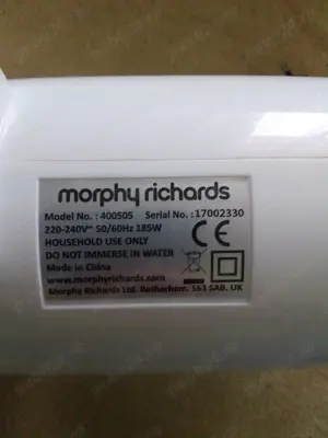 Mixer de mână Morphy Richards nefolosit - imagine 3