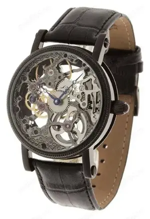 Ceas mecanic Yves Camani Jules, Casual, Clasic, full Skeleton