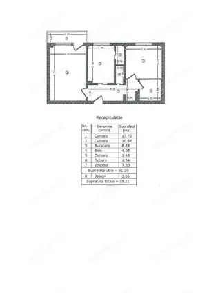 Apartament Luminos, 2 camere, Parcul Tineretului. Parcare. - imagine 16