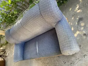 Canapea din lemn masiv doua locuri - imagine 2