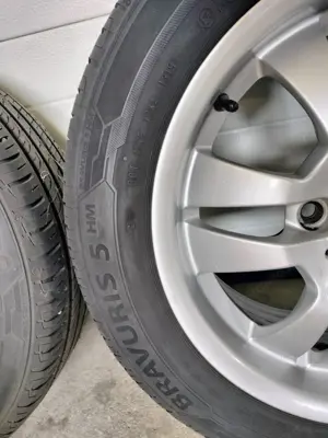 Jante originale BMW cu cauciucuri 205/55/16 Barum Bravuris 5 - imagine 5