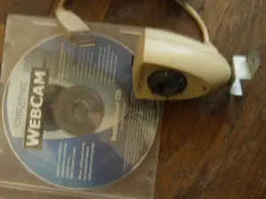 camera web cu port USB Creative WebCam focus manual cu CD drivere