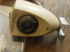 camera web cu port USB Creative WebCam focus manual cu CD drivere - imagine 2