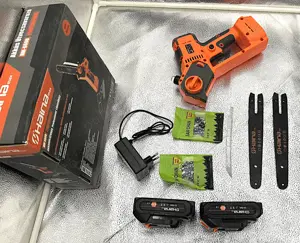 Drujba cu acumulator 2x62V, lama 20cm   Pachet Extra - imagine 3