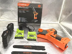 Drujba cu acumulator 2x62V, lama 20cm   Pachet Extra