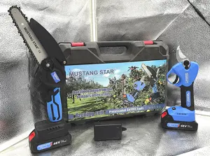 Pachet scule electrice gradinarit   Drujba + Foarfeca, 48V