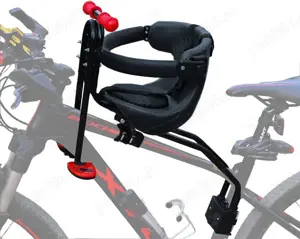 Scaun copil bicicleta, cu montaj pe cadru, cu toate accesoriile, arata ca nou