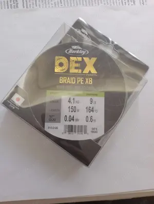 Fir Textil Berkley Dex x8 PE, Chartreuse, 150m 0.04 MM