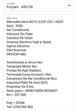 Vând Mercedes Benz E220 CDI W210. - imagine 9