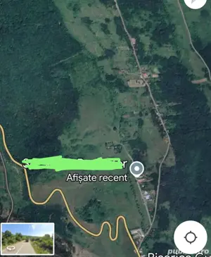 vând teren și casă 