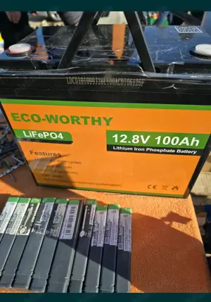 Baterie solare li fe po 4 12 v 100 ah pret Excelent 700 ron noua