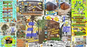 Tiny House Afacere Birou  Locuit  Vacanta Rulota Mini Casa Mobila Pe Roti Hambar Lemn Din Vis Natura