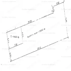 120Euro mp Teren 252mp zona Centrala deschidere de 8m