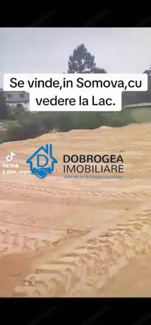 SOMOVA -TEREN INTRAVILAN 1900 MP., 21ML DESCHIDERE , 2 FRONTURI. - imagine 2