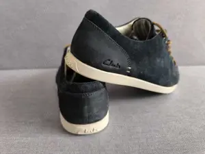 Pantofi piele intoarsa Clarks  - imagine 3