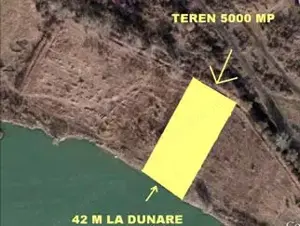 Teren cu deschidere la Dunăre- Bratul Sf. Gheorghe- Delta Dunarii