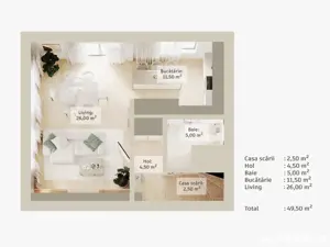 Vila individuala  4 cam+Mansarda Direct Dezvoltator - imagine 6