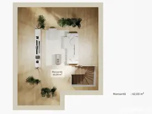 Vila individuala  4 cam+Mansarda Direct Dezvoltator - imagine 7