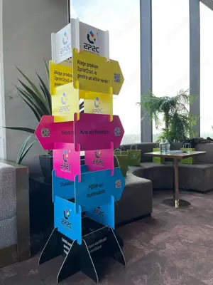 LUCRĂTOR PRODUCȚIE publicitară asamblare standuri