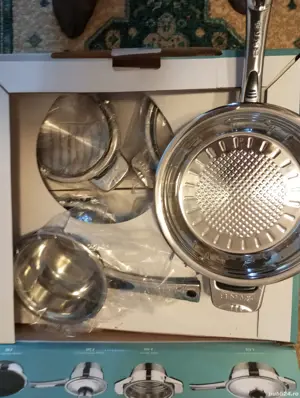 Vase de inox de cea mai bună calitate, fiind inox chirurgical. Acestea sunt de proveniență germană. - imagine 2