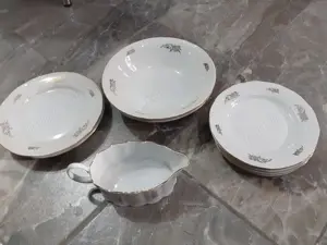 set  de farfurii 12 persoane + set tort 6 persoane - imagine 3